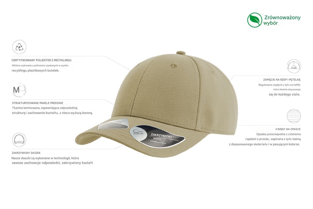 Czapka Joshua - Khaki