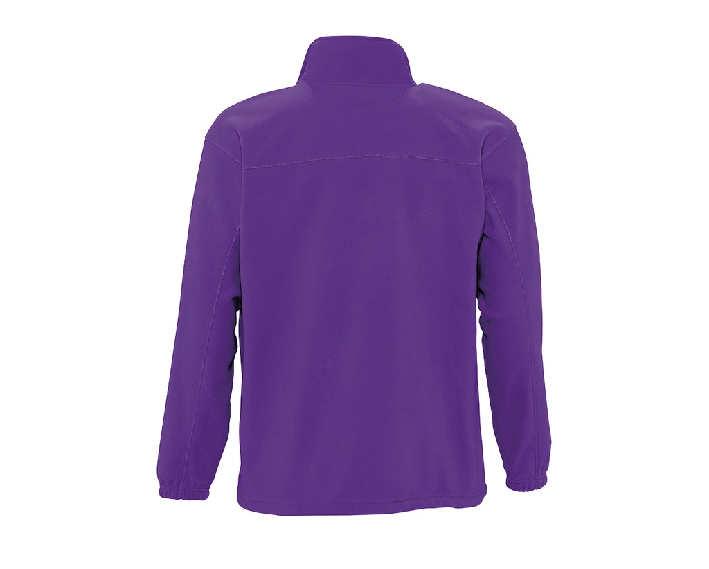 Bluza Polarowa z Zamkiem - Dark Purple