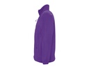 Bluza Polarowa z Zamkiem - Dark Purple