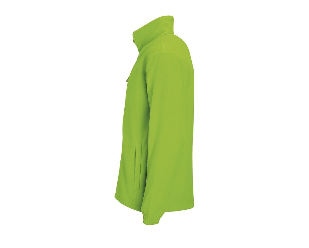 Bluza Polarowa z Zamkiem - Lime