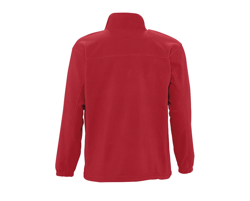 Bluza Polarowa z Zamkiem - Red