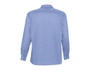 Koszula męska klasyczna z długim rękawem - Middle Blue
