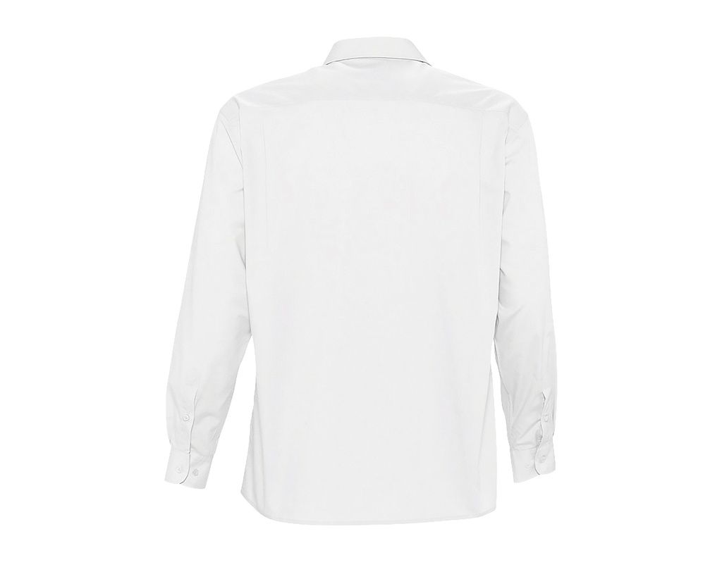 Koszula męska klasyczna z długim rękawem - White