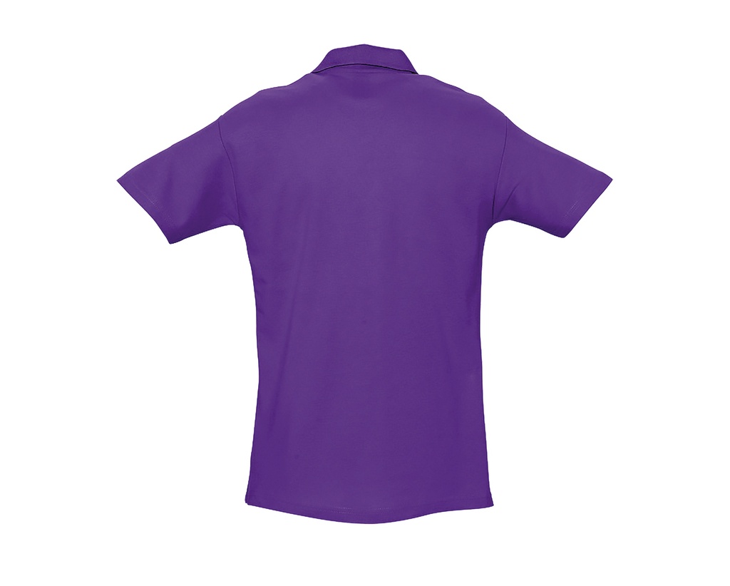 Koszulka polo klasyczna z krótkim rękawem - Dark Purple