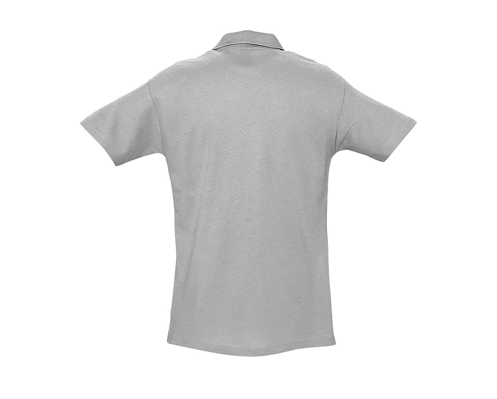 Koszulka polo klasyczna z krótkim rękawem - Grey Melange