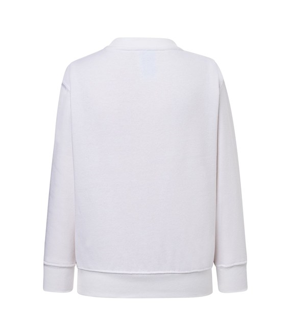 Bluza dziecięca z Okrągłym Dekoltem - White