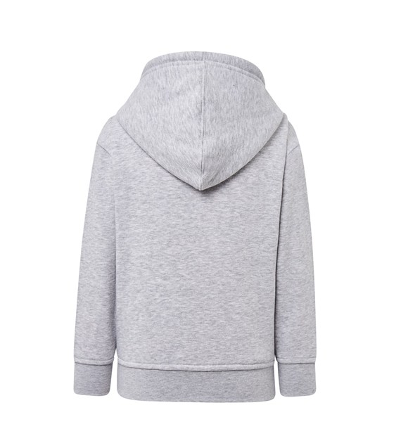 Bluza z kapturem dziecięca na zamek - Ash Melange