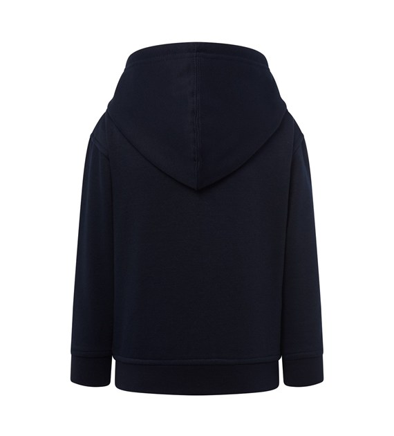 Bluza z kapturem dziecięca na zamek - Navy