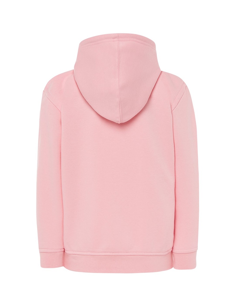 Bluza z kapturem dziecięca na zamek - Pink
