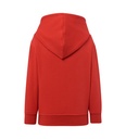 Bluza z kapturem dziecięca na zamek - Red