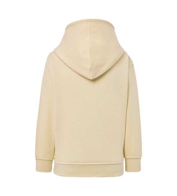 Bluza dziecięca z kapturem i kieszenią kangurką - Buttercream