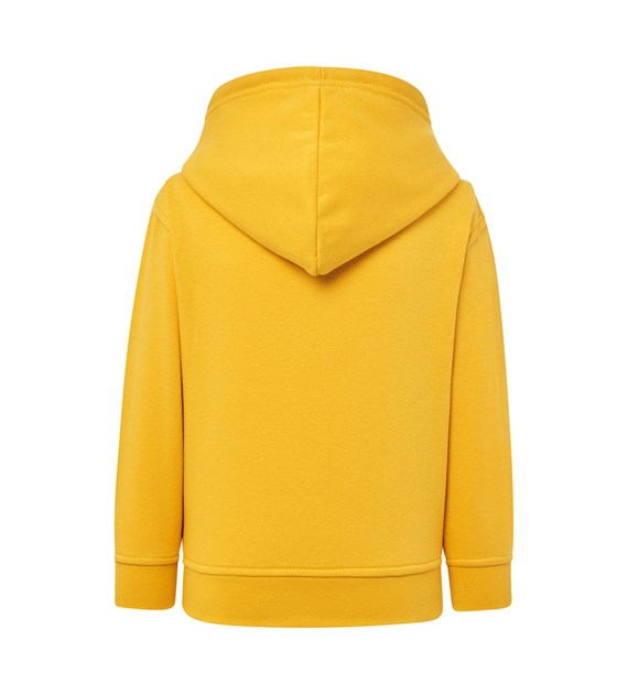 Bluza dziecięca z kapturem i kieszenią kangurką - Gold