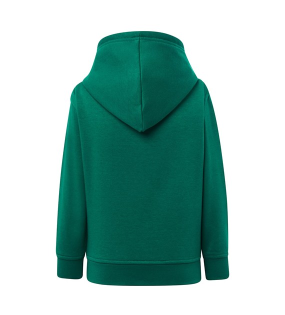 Bluza dziecięca z kapturem i kieszenią kangurką - Kelly Green