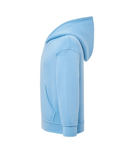 Bluza dziecięca z kapturem i kieszenią kangurką - Sky Blue