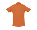 Koszulka polo klasyczna z krótkim rękawem - Orange