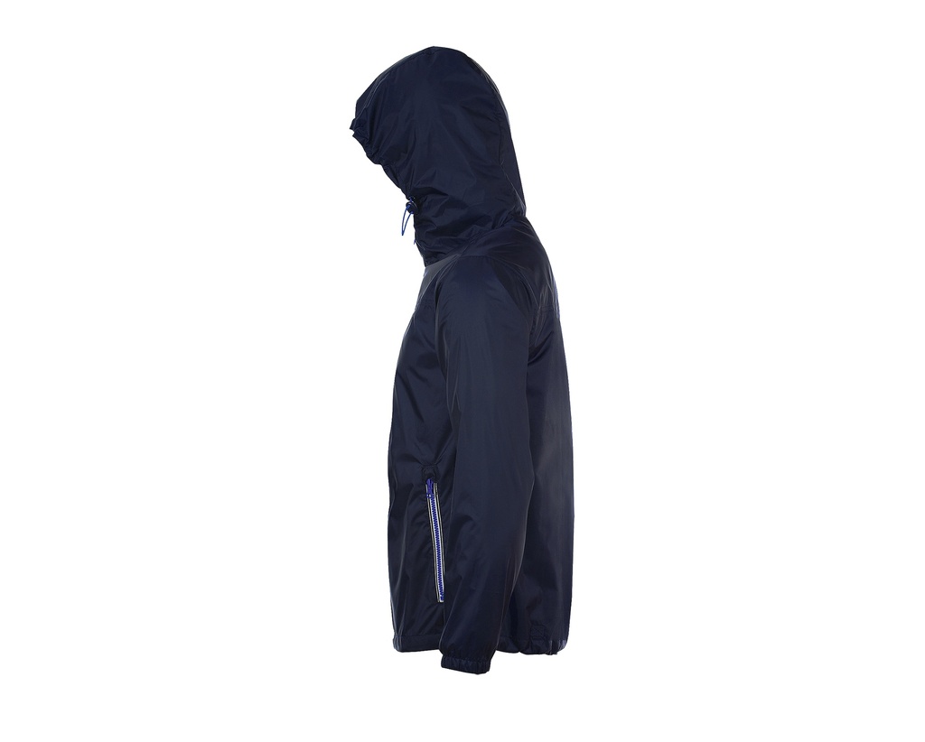 Kurtka wiatrówka unisex z podszewką - Navy & Royal Blue 241