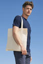 Torba Bawełniana Ekologiczna z Uchwytem - Natural