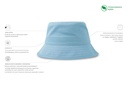 Dziecięcy kapelusz typu bucket Mayo - Columbia Blue