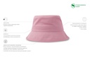 Dziecięcy kapelusz typu bucket Mayo - Pink
