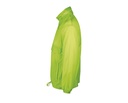 Kurtka Wiatrówka Unisex z Chowanym Kapturem - Neon Lime