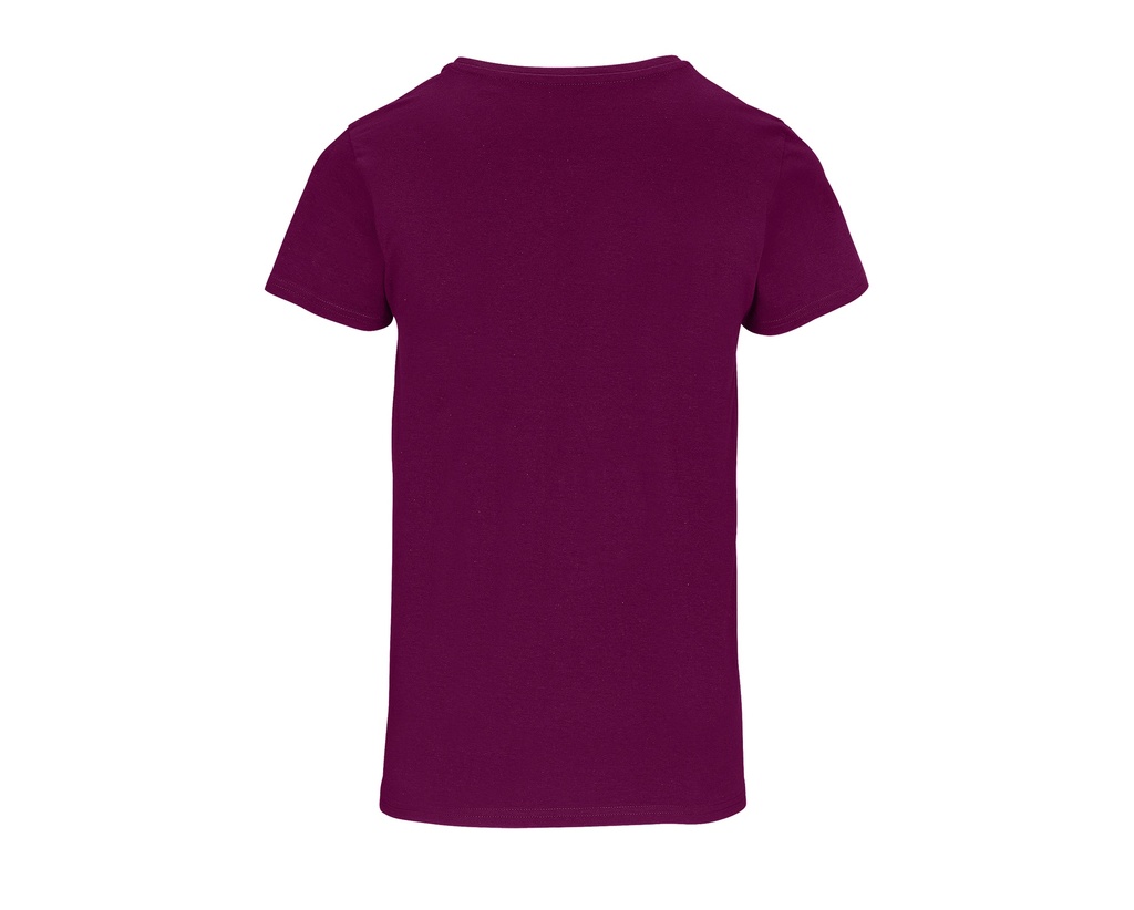 Damski T-shirt Bawełniany z Okrągłym Dekoltem - Astral Purple