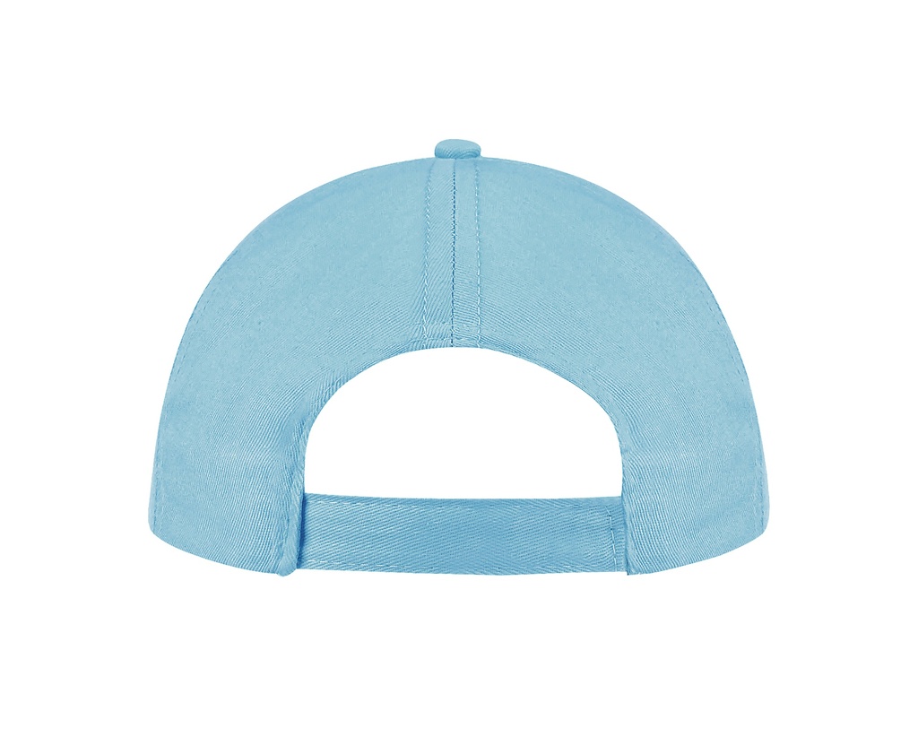 Czapka pięciopanelowa z bawełny - Atoll Blue