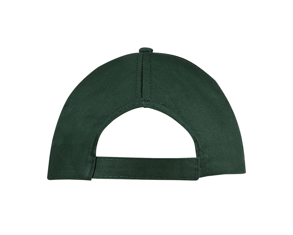 Czapka pięciopanelowa z bawełny - Forest Green