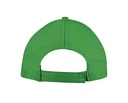 Czapka pięciopanelowa z bawełny - Kelly Green