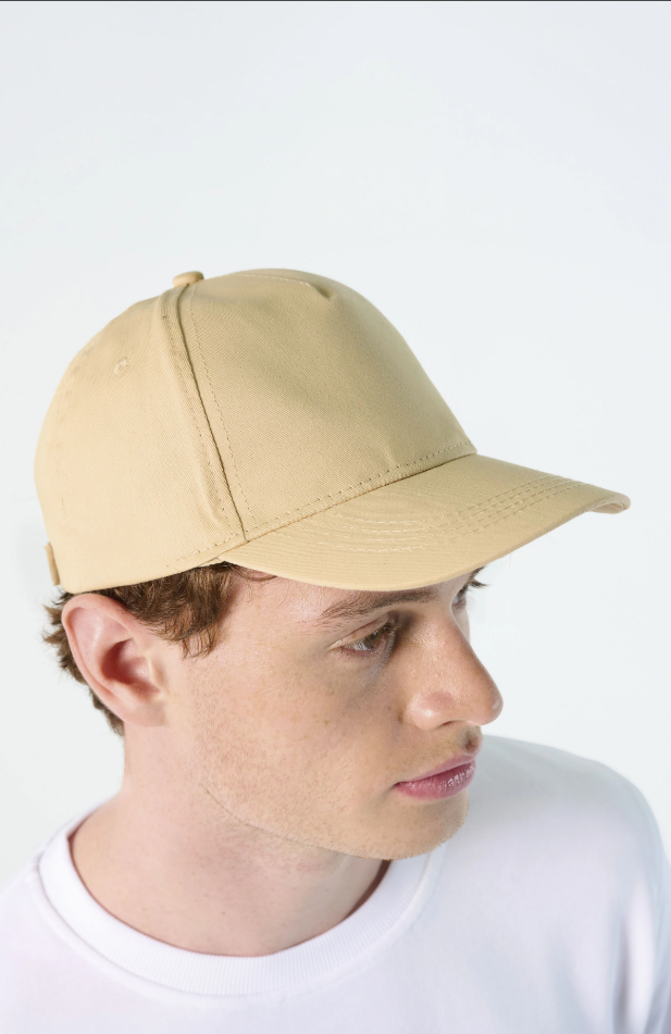 Czapka pięciopanelowa z bawełny - Kelly Green