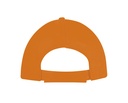 Czapka pięciopanelowa z bawełny - Orange