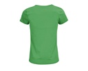 Damski T-shirt Bawełniany z Okrągłym Dekoltem - Kelly Green