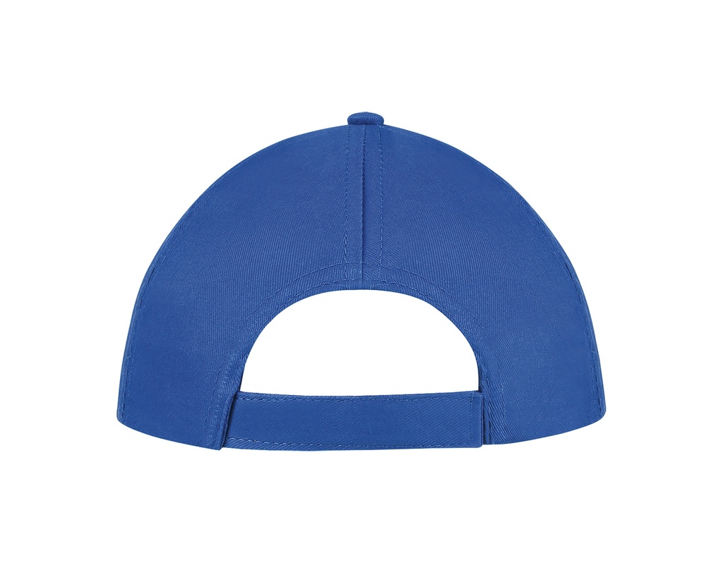 Czapka pięciopanelowa z bawełny - Royal Blue 241