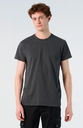 T-shirt Slim z Bawełny Ring-Spun - Heather Denim