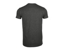 T-shirt Slim z Bawełny Ring-Spun - Charcoal Melange