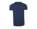 T-shirt Slim z Bawełny Ring-Spun - French Navy