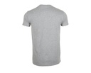 T-shirt Slim z Bawełny Ring-Spun - Grey Melange