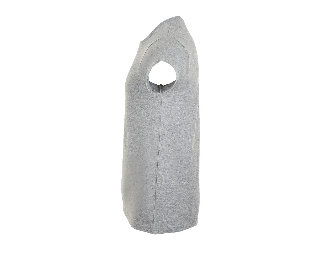 T-shirt Slim z Bawełny Ring-Spun - Grey Melange