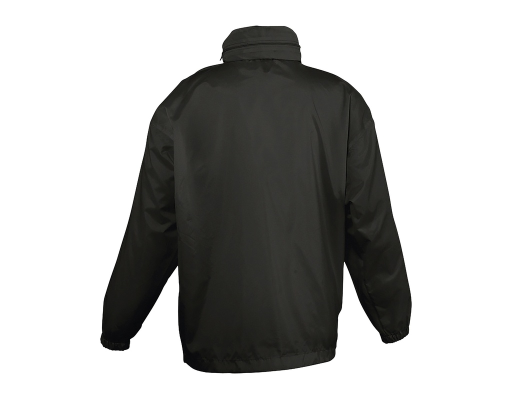 Kurtka Wiatrówka Dziecięca z Kapturem - Black