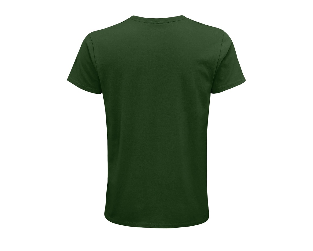 Męski T-shirt z Okrągłym Dekoltem - Bottle Green