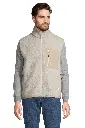 Kamizelka Sherpa Unisex z Przedłużonym Tyłem - Shear Beige & Beige