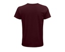 Męski T-shirt z Okrągłym Dekoltem - Burgundy