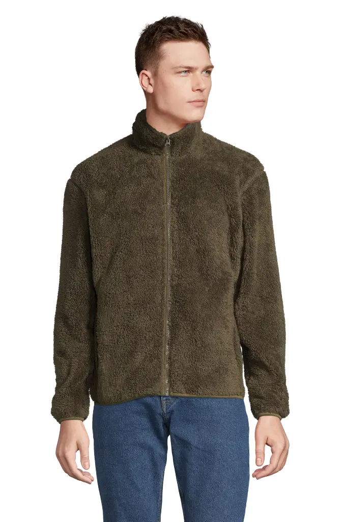 Polar unisex na zamek z kieszeniami - Army