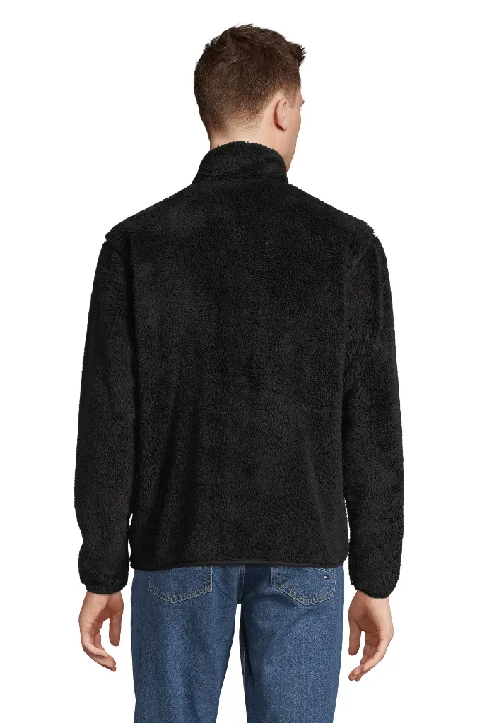 Polar unisex na zamek z kieszeniami - Black