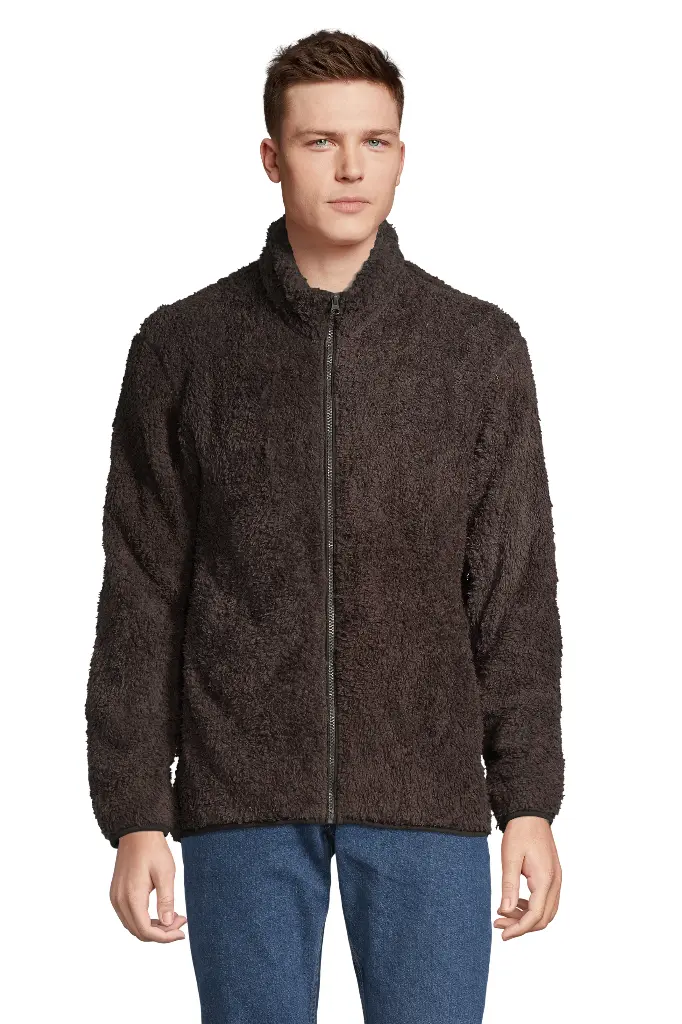 Polar unisex na zamek z kieszeniami - Carbon Grey