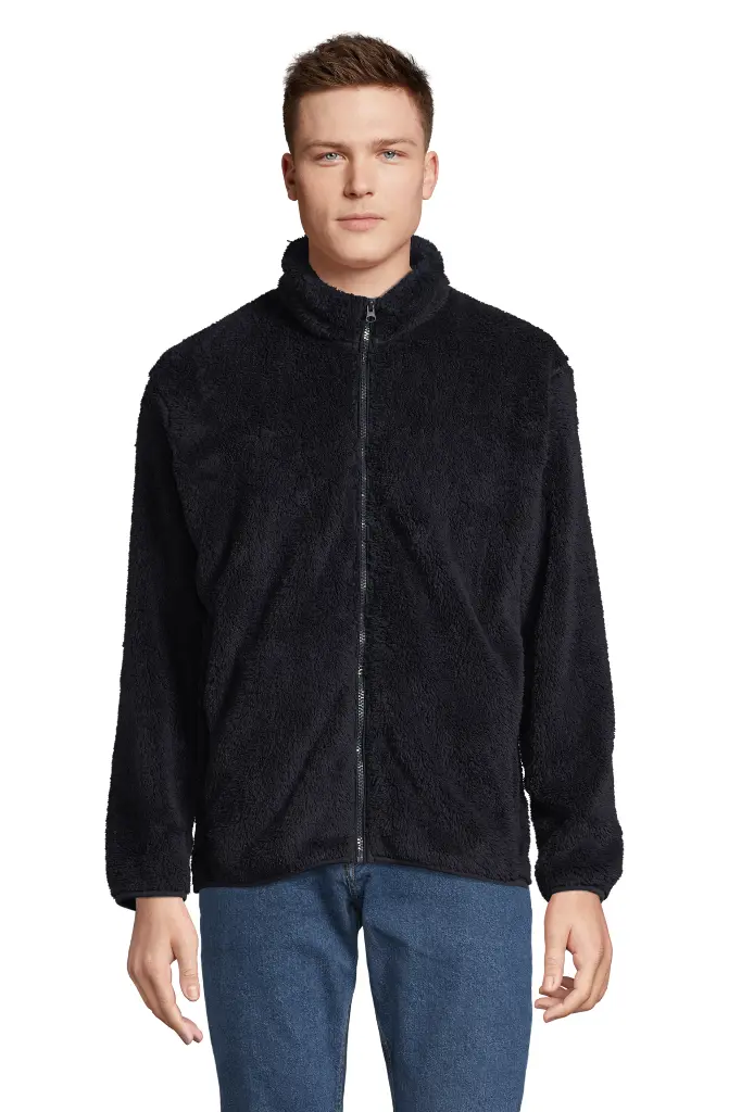 Polar unisex na zamek z kieszeniami - Navy