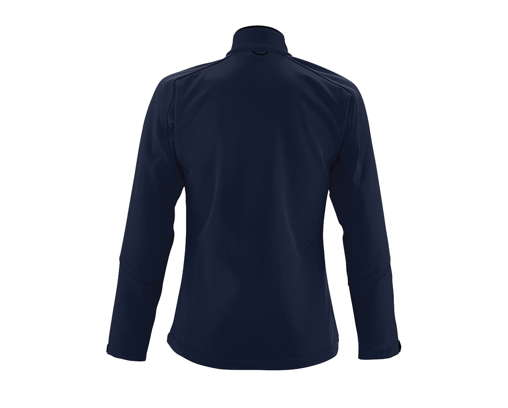 Damska kurtka softshell slim z kieszenią na piersi - Abyss Blue