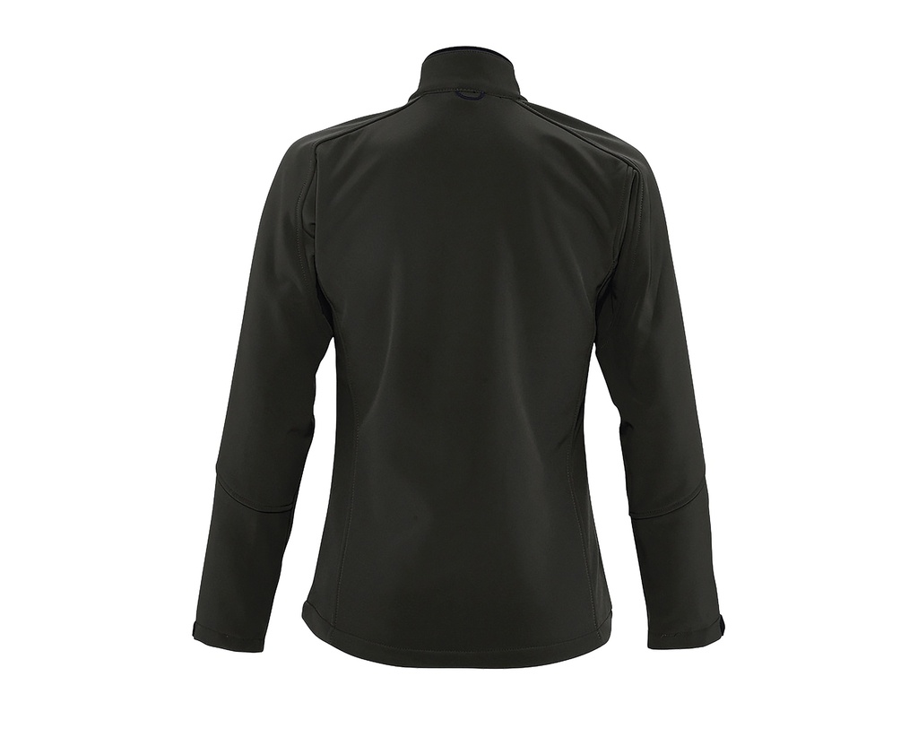 Damska kurtka softshell slim z kieszenią na piersi - Black