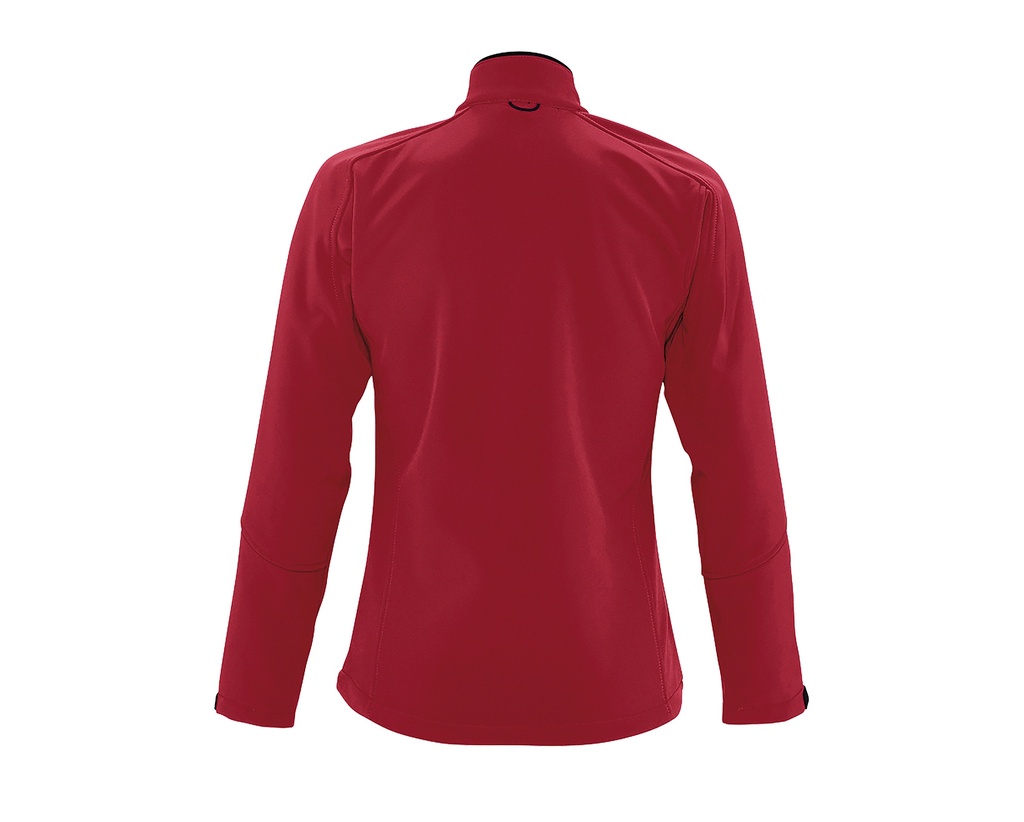 Damska kurtka softshell slim z kieszenią na piersi - Pepper Red