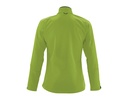 Damska kurtka softshell slim z kieszenią na piersi - Absinthe Green