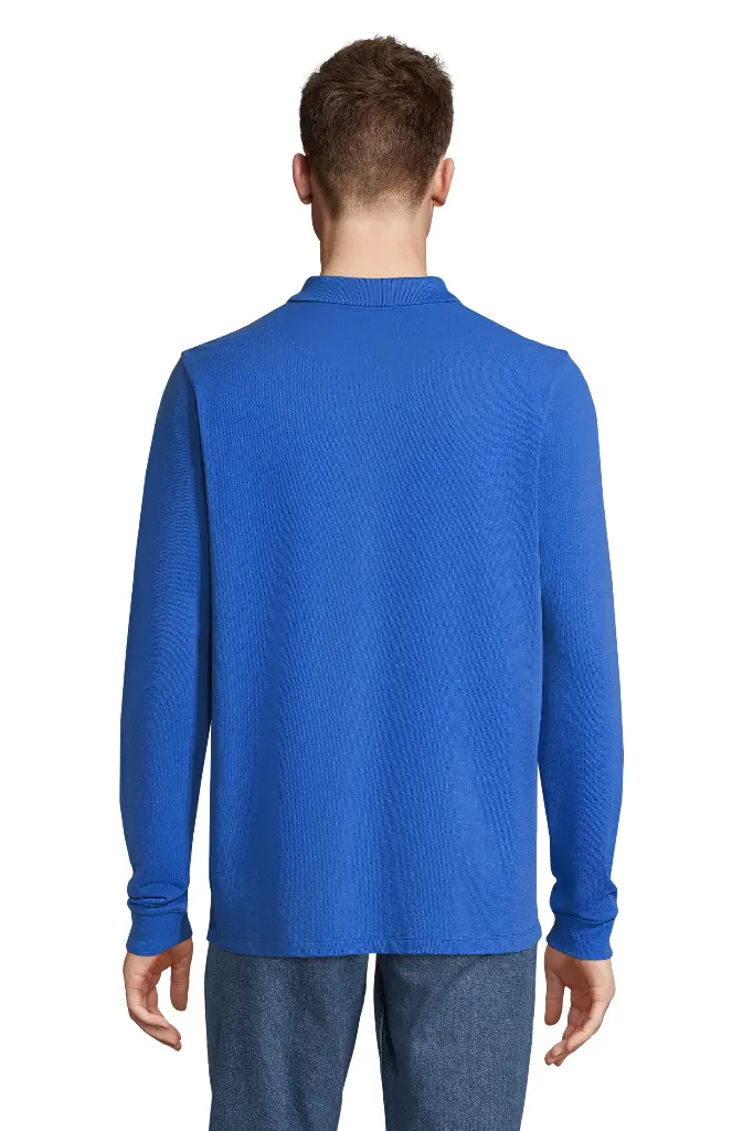 Uniseksowe polo z długim rękawem - Royal Blue 241